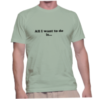 All I want to do is...