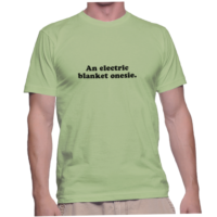 An electric blanket onesie.