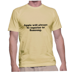 Apple will always be superior to Samsung.