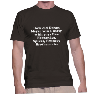 How did Urban Meyer win a natty with guys like Hernandez, Spikes, Pouncey Brothers etc.