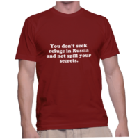 You don't seek refuge in Russia and not spill your secrets.