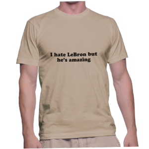 I hate LeBron but he's amazing