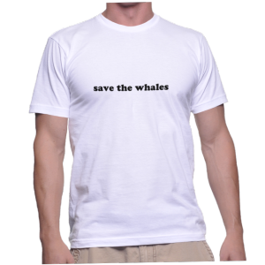 save the whales