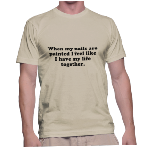 When my nails are painted I feel like I have my life together.