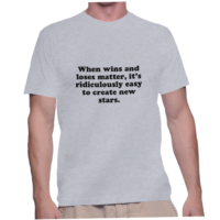When wins and loses matter, it's ridiculously easy to create new stars.