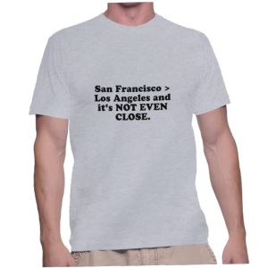 San Francisco > Los Angeles and it's NOT EVEN CLOSE.