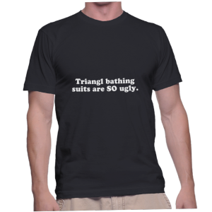 Triangl bathing suits are SO ugly.