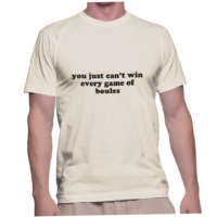 you just can't win every game of boules