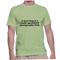 A food blog is a really specialized photography blog.