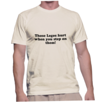 Those Legos hurt when you step on them!