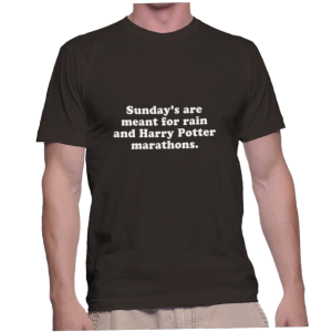 Sunday's are meant for rain and Harry Potter marathons.