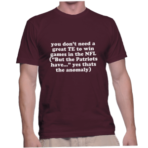 you don't need a great TE to win games in the NFL (But