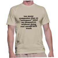 too many companies slap an aerospace label on themselves without doing real aeroSPACE work