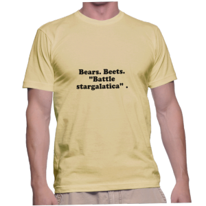 Bears. Beets. Battle