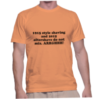 1915 style shaving and 2015 aftershave do not mix. ARRGHHH!