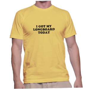 I GOT MY LONGBOARD TODAY