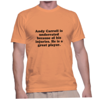 Andy Carroll is underrated because of his injuries. He is a great player.