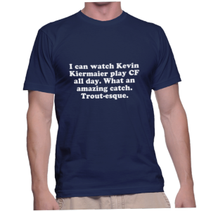 I can watch Kevin Kiermaier play CF all day. What an amazing catch. Trout-esque.