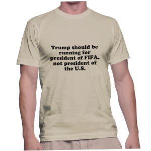 Trump should be running for president of FIFA, not president of the U.S.