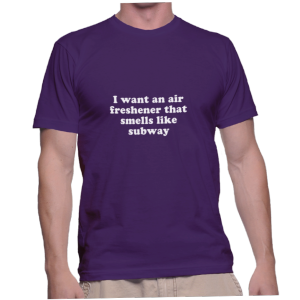 I want an air freshener that smells like subway