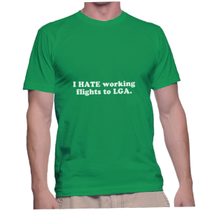 I HATE working flights to LGA.